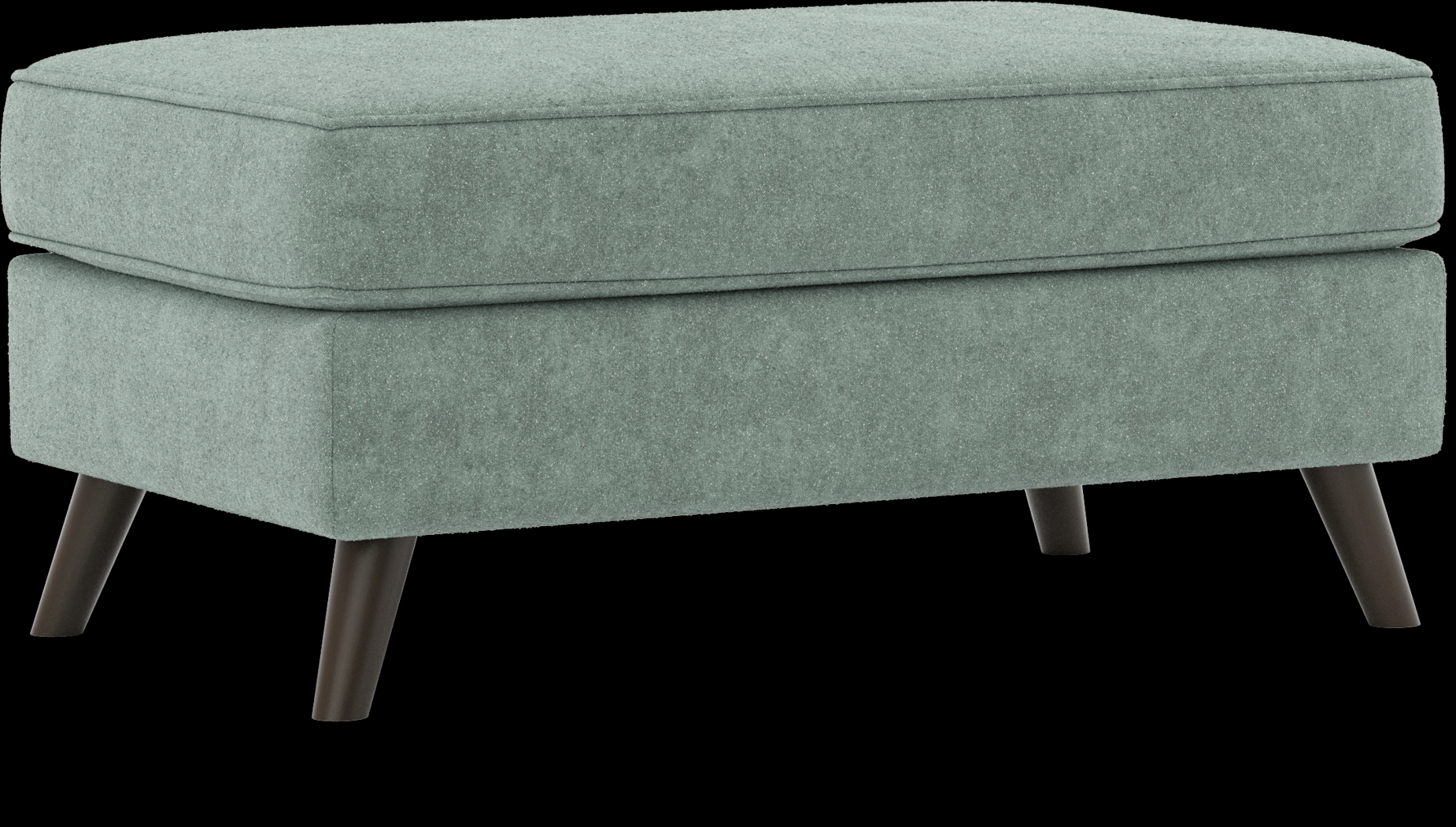 Arlington Seafoam Ottoman - Thumbnail - Image 1