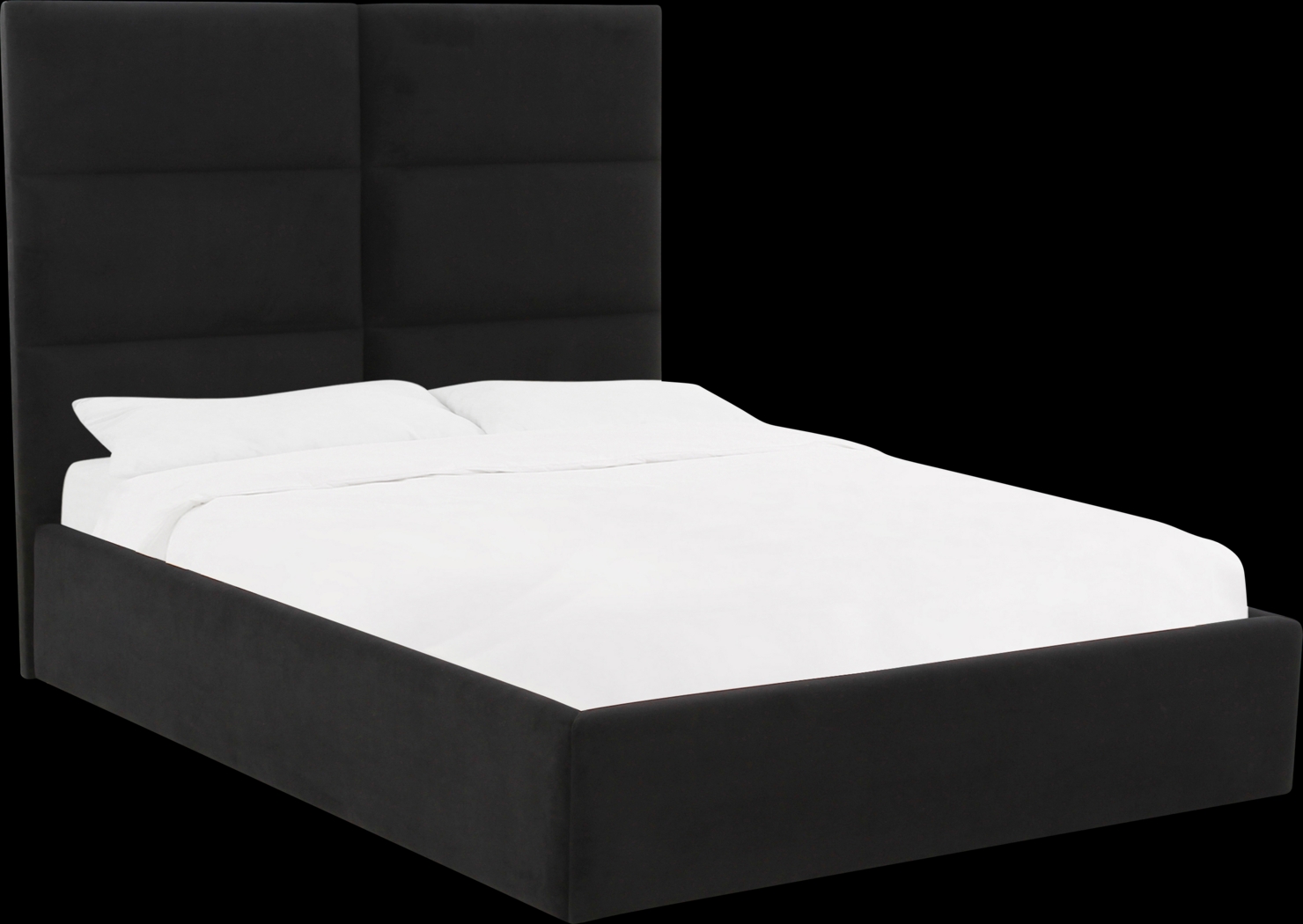 Arliss Black Queen Bed - Thumbnail - Image 1