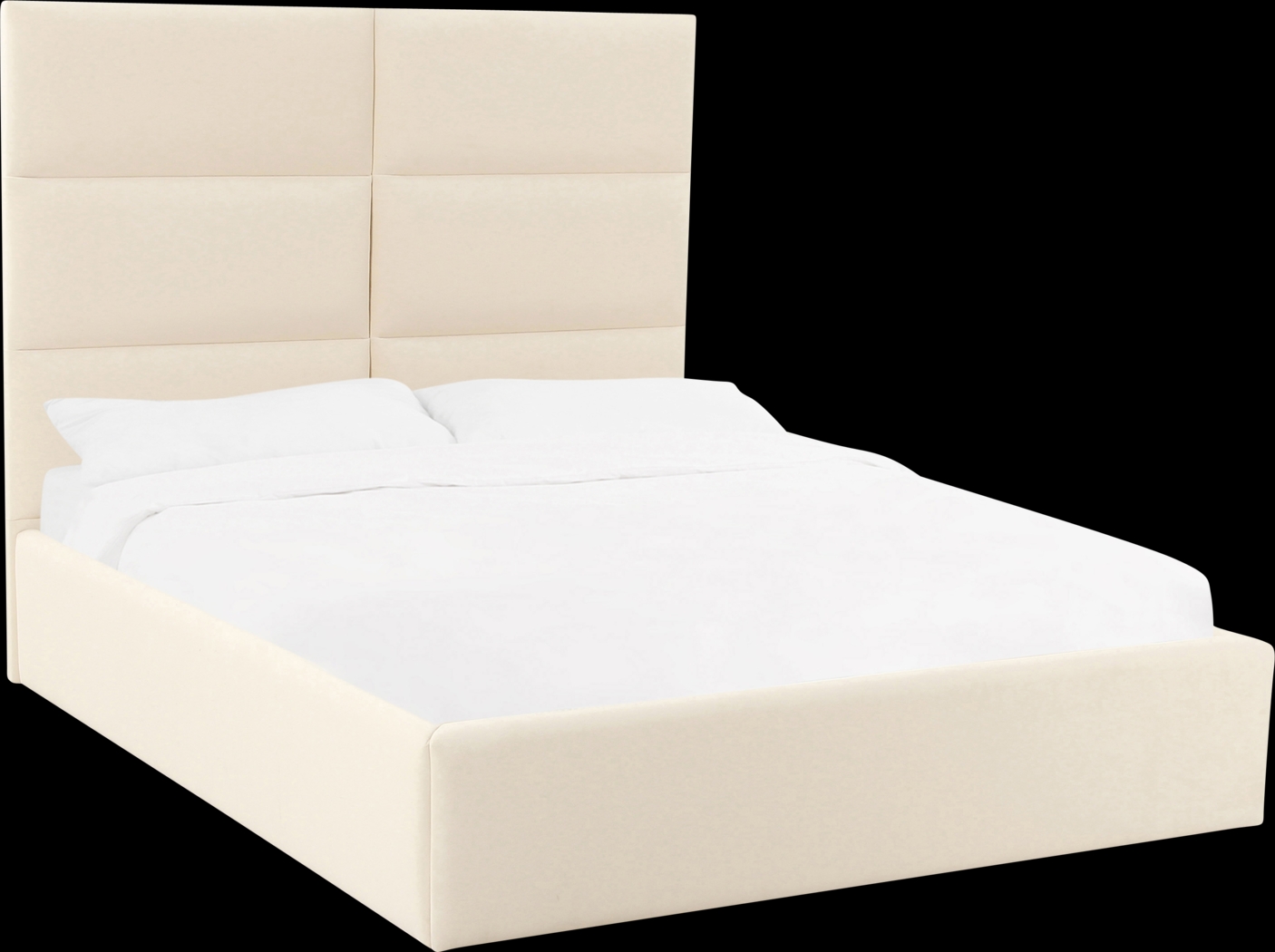Arliss Cream King Bed - Thumbnail - Image 1