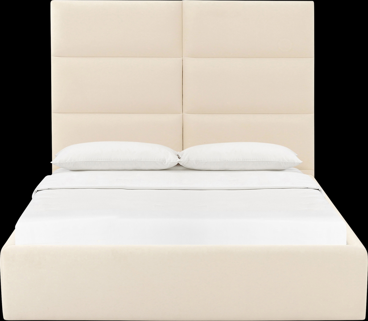 Arliss Cream Queen Bed - Thumbnail - Image 3