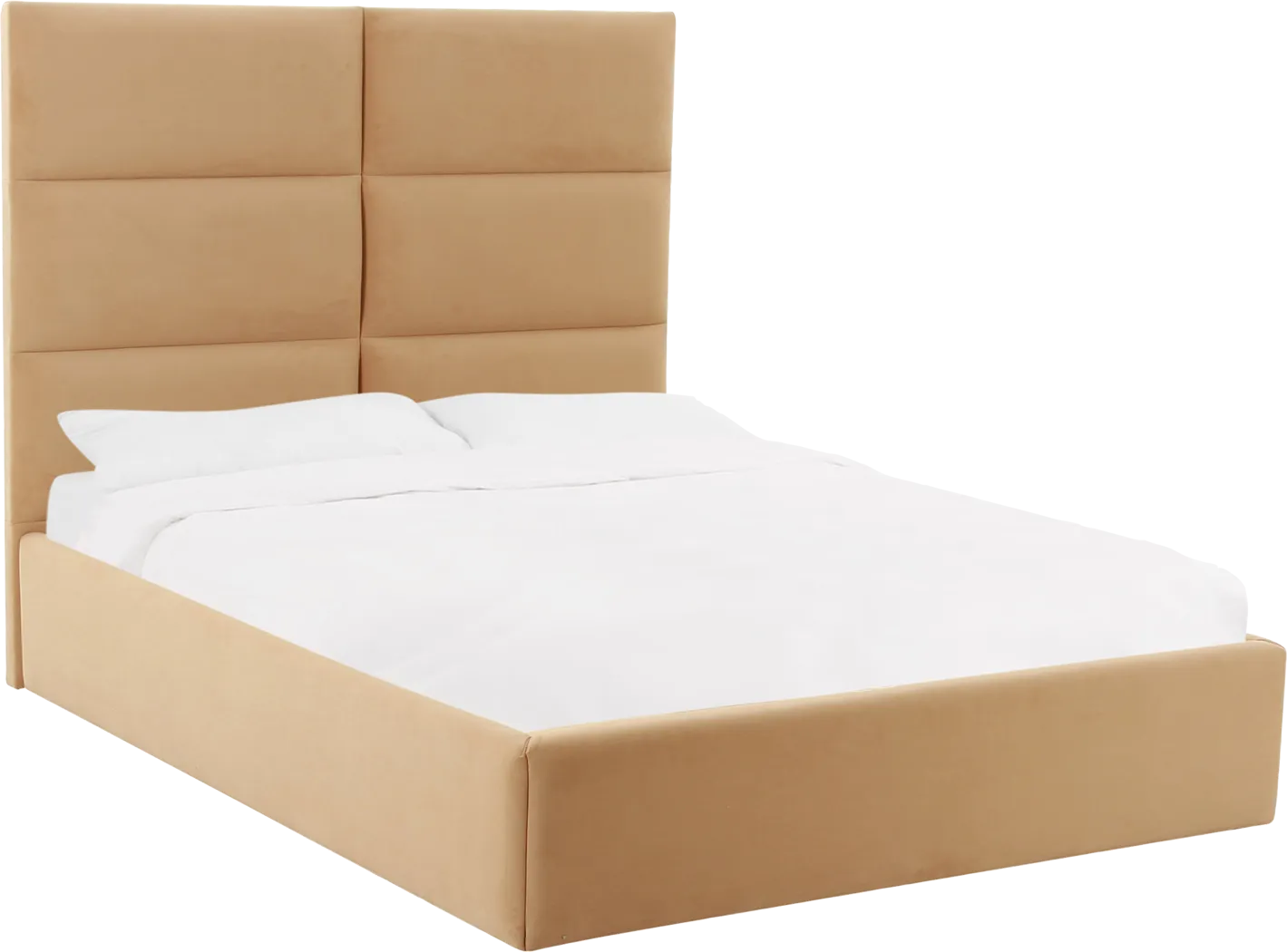 Arliss Yellow King Bed - Thumbnail - Image 1