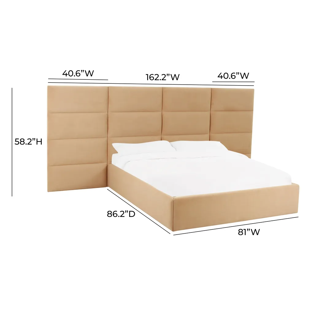 Arliss Yellow Queen Bed with Wings - Thumbnail - Image 6