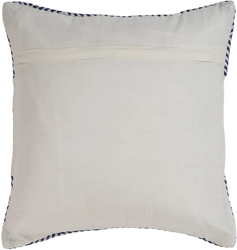 Arlona Navy Throw Pillow - Thumbnail - Image 4