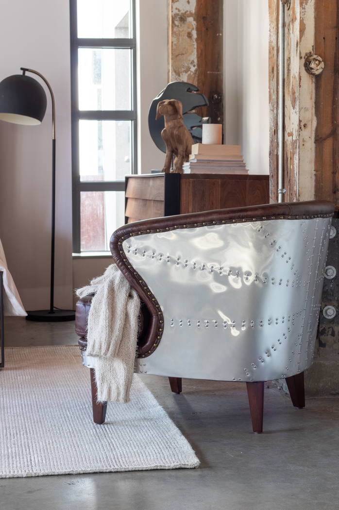 Arly Brown Accent Chair - Thumbnail - Image 4