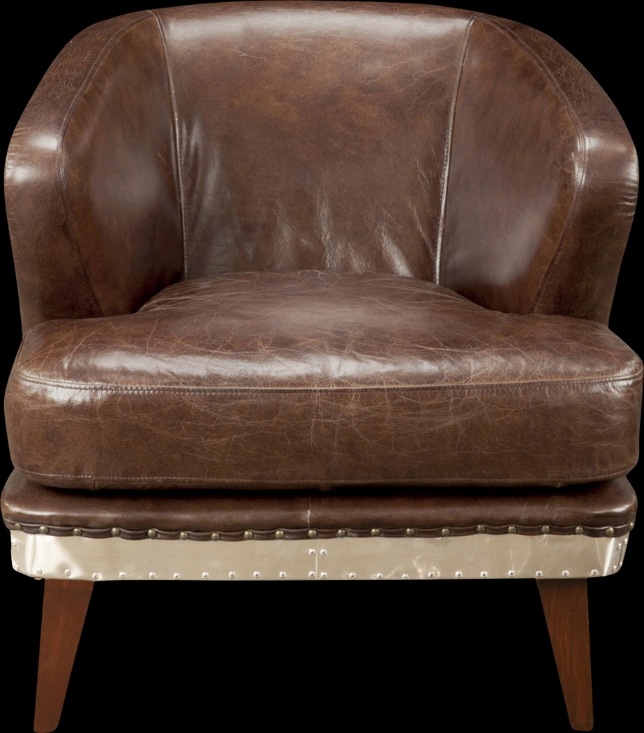 Arly Brown Accent Chair - Thumbnail - Image 1
