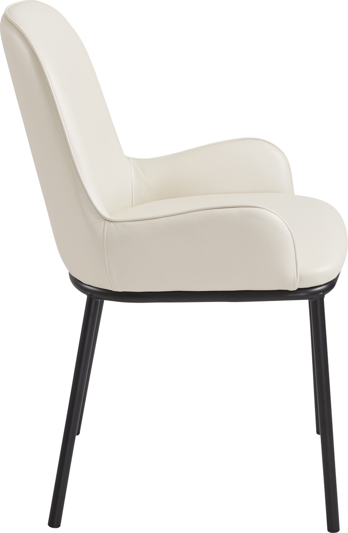 Armagh Taupe Arm Chair, Set of 2 - Thumbnail - Image 3