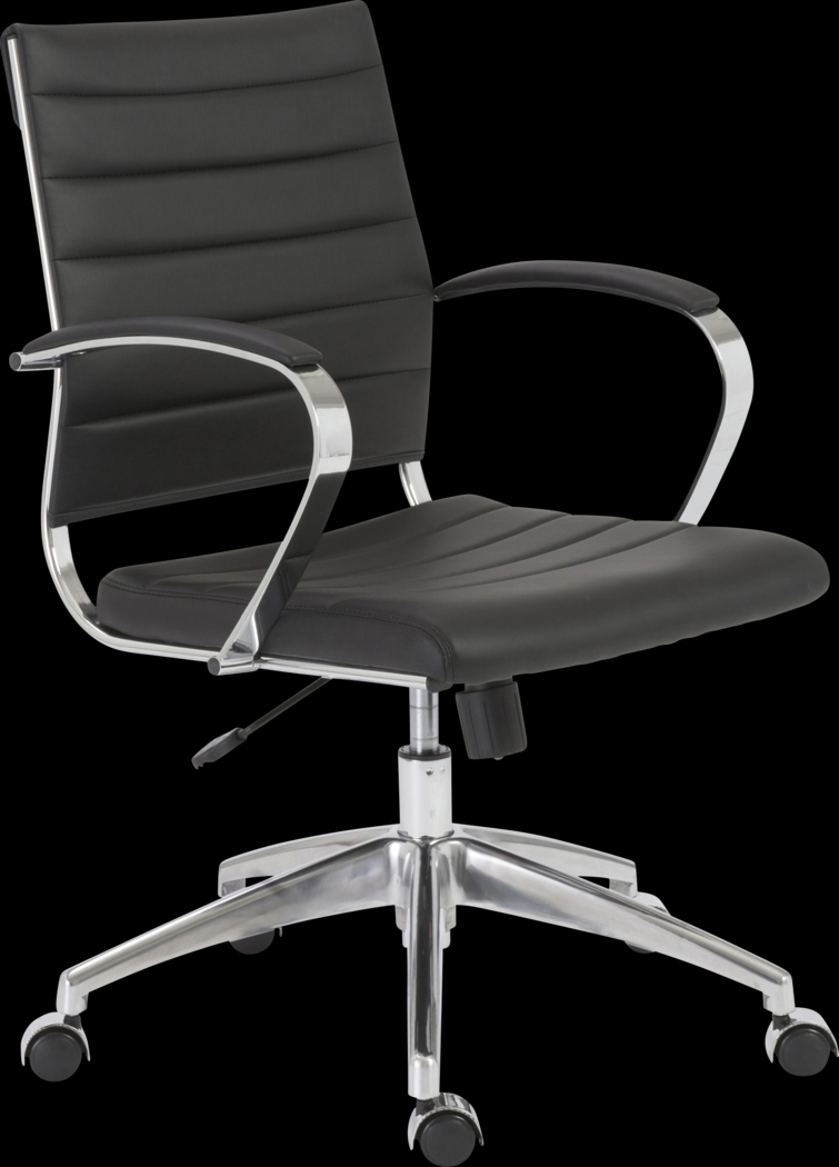 Armentor Black Office Chair - Thumbnail - Image 1