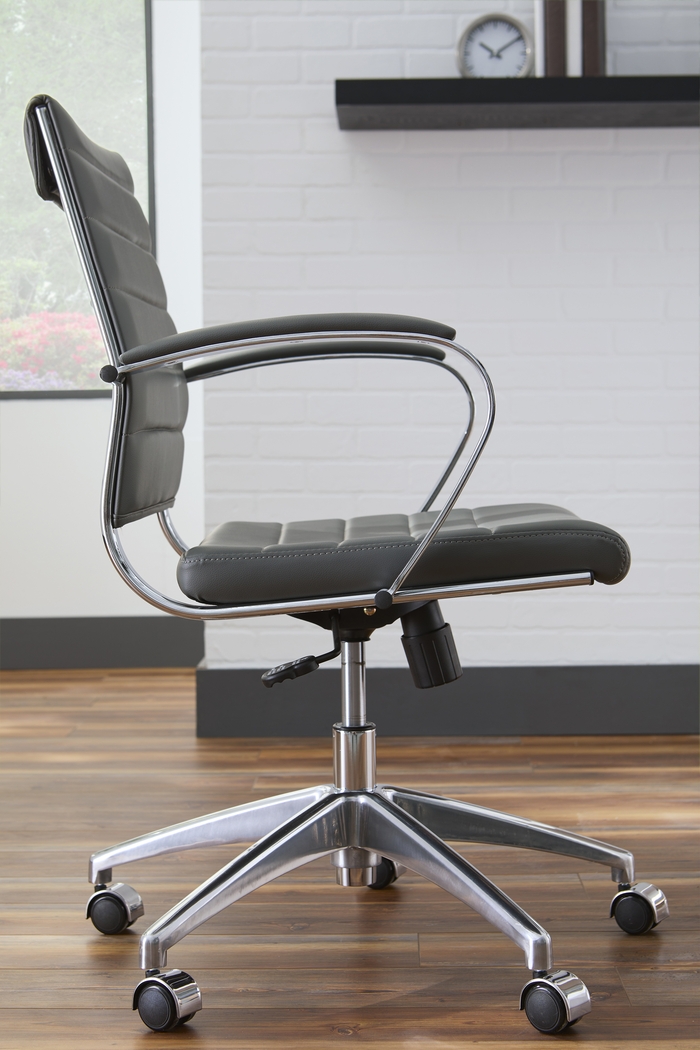 Armentor Gray Office Chair - Thumbnail - Image 4