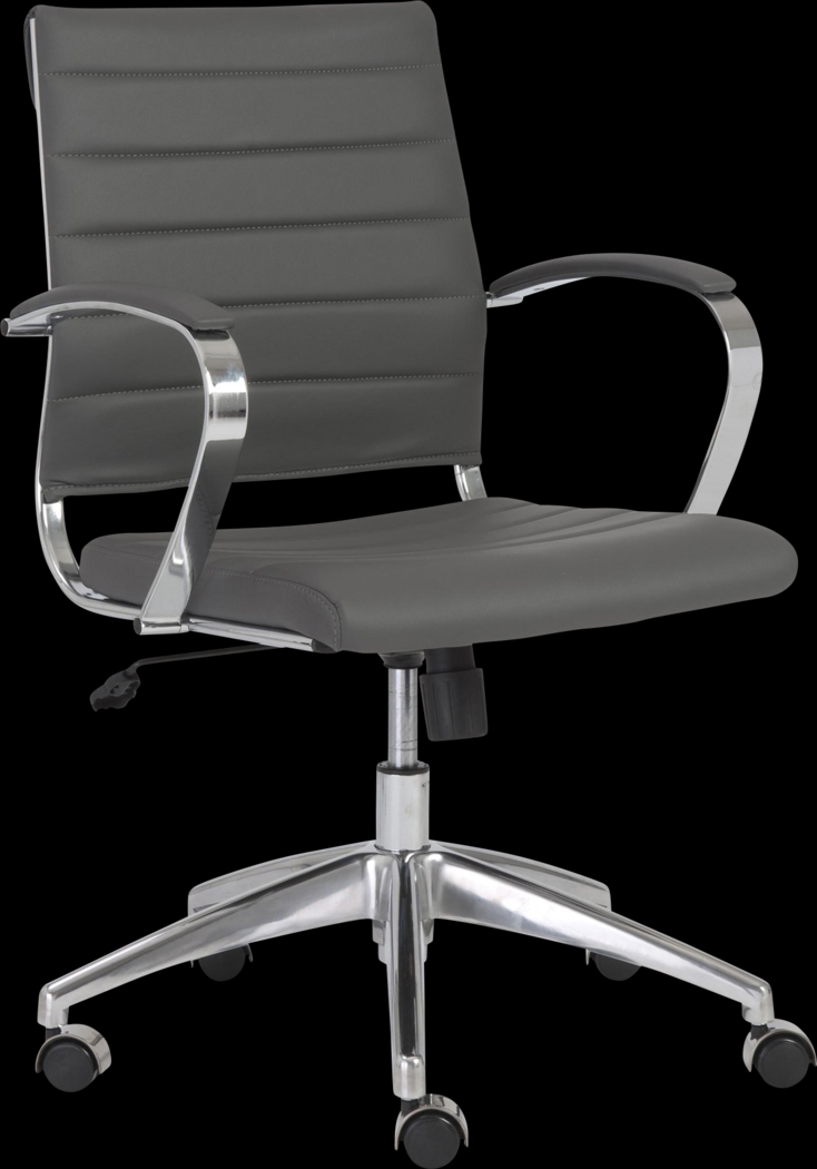 Armentor Gray Office Chair - Thumbnail - Image 1