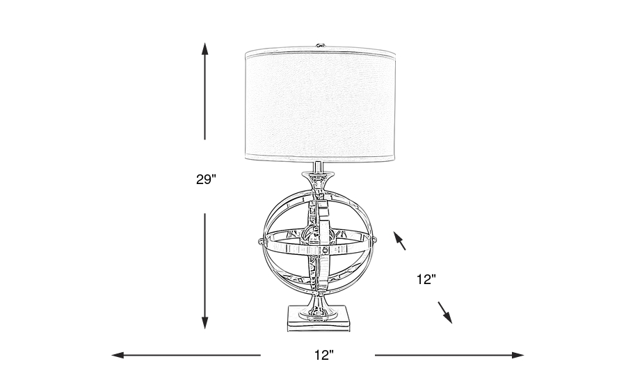 Dimension Image. Please refer to the Dimension Tab on this page for dimension details.