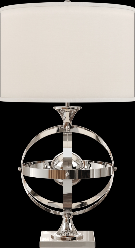 Armillary Silver Table Lamp - Thumbnail - Image 1