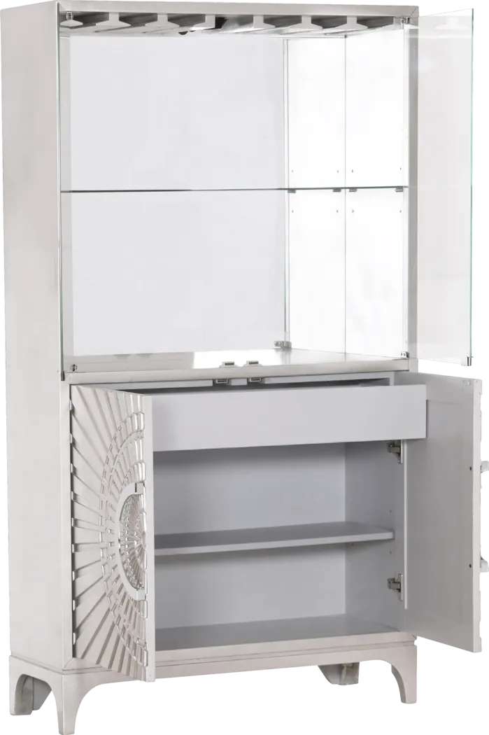 Arminta Silver Bar Cabinet - Thumbnail - Image 3