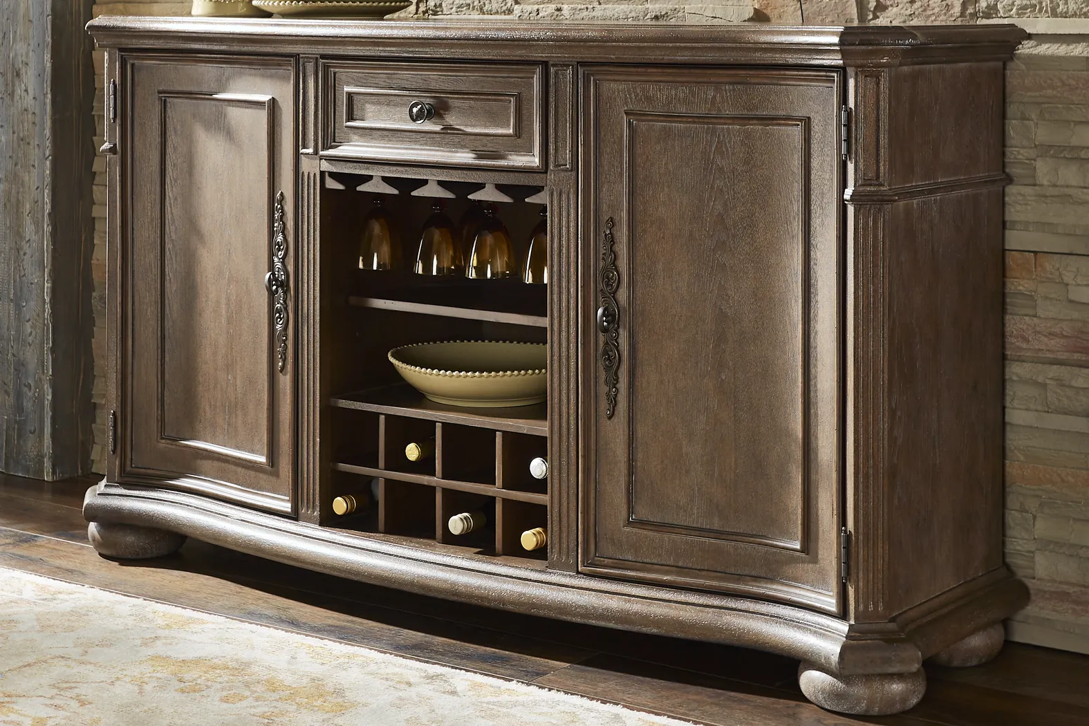 Armitage Brown 8 Pc Dining Room - Thumbnail - Image 9