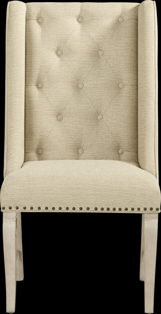 Armitage Cream Arm Chair with White Legs - Thumbnail - Image 3