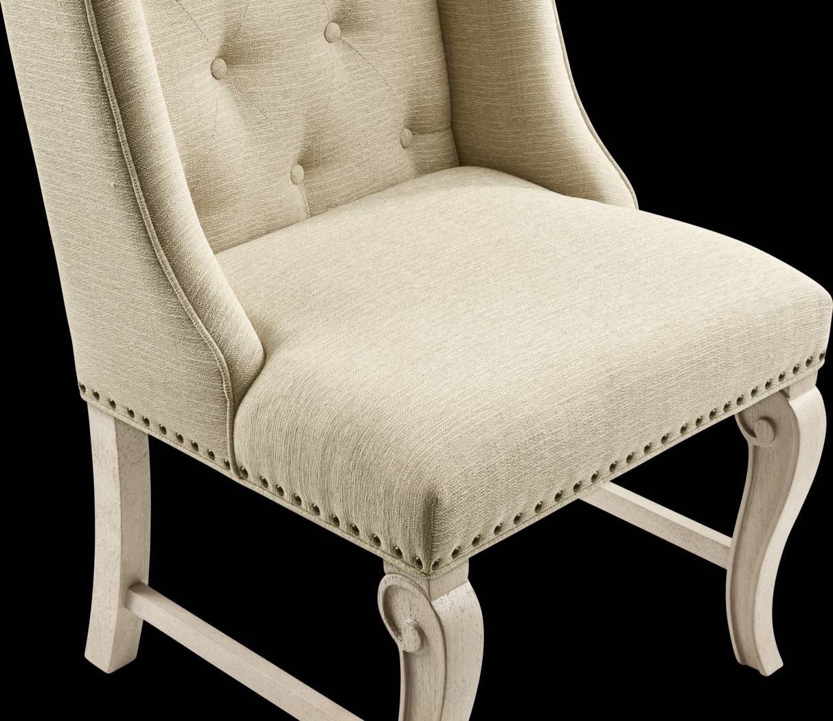 Armitage Cream Arm Chair with White Legs - Thumbnail - Image 4