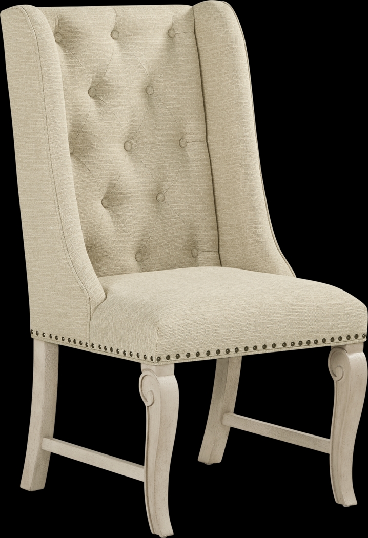 Armitage Cream Arm Chair with White Legs - Thumbnail - Image 1