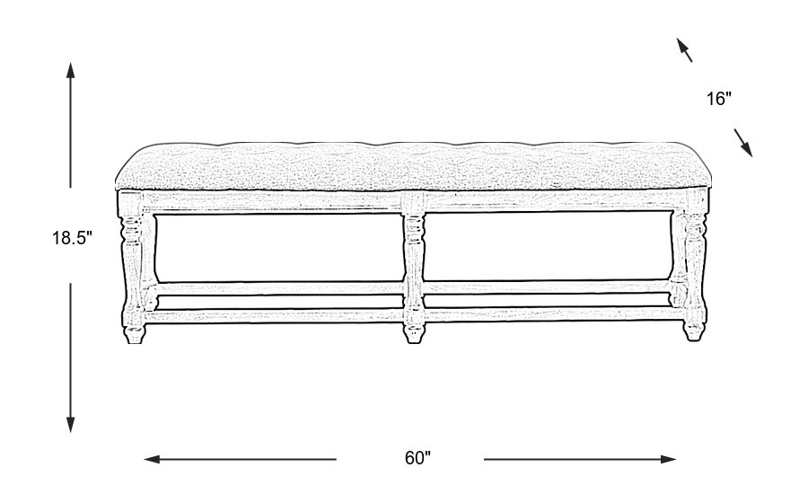 Dimension Image. Please refer to the Dimension Tab on this page for dimension details.