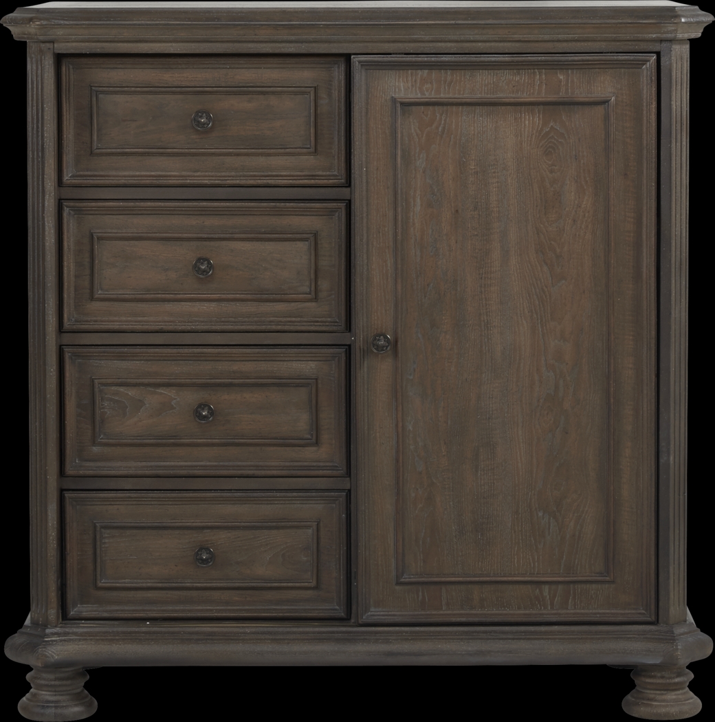 Armitage Dark Brown Bureau - Thumbnail - Image 1