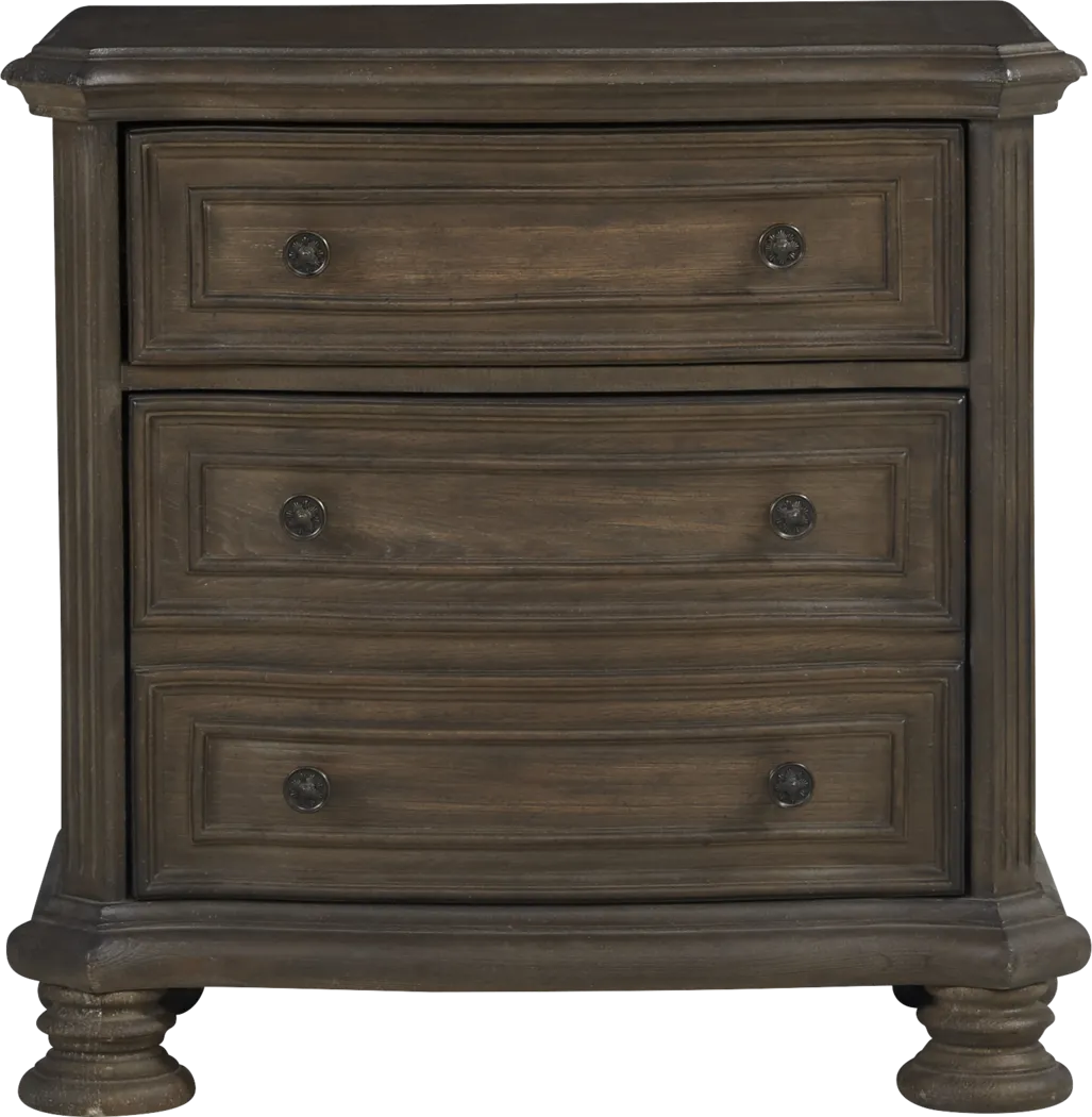 Armitage Brown 5 Pc King Upholstered Bedroom - Thumbnail - Image 9