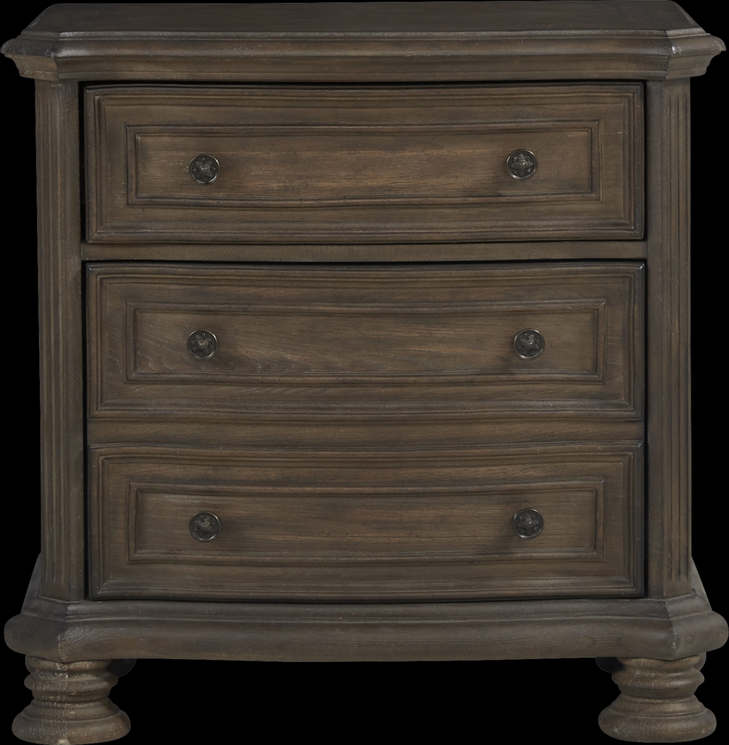 Armitage Dark Brown Nightstand - Thumbnail - Image 1
