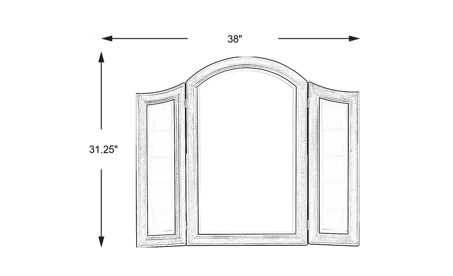 Dimension Image. Please refer to the Dimension Tab on this page for dimension details.