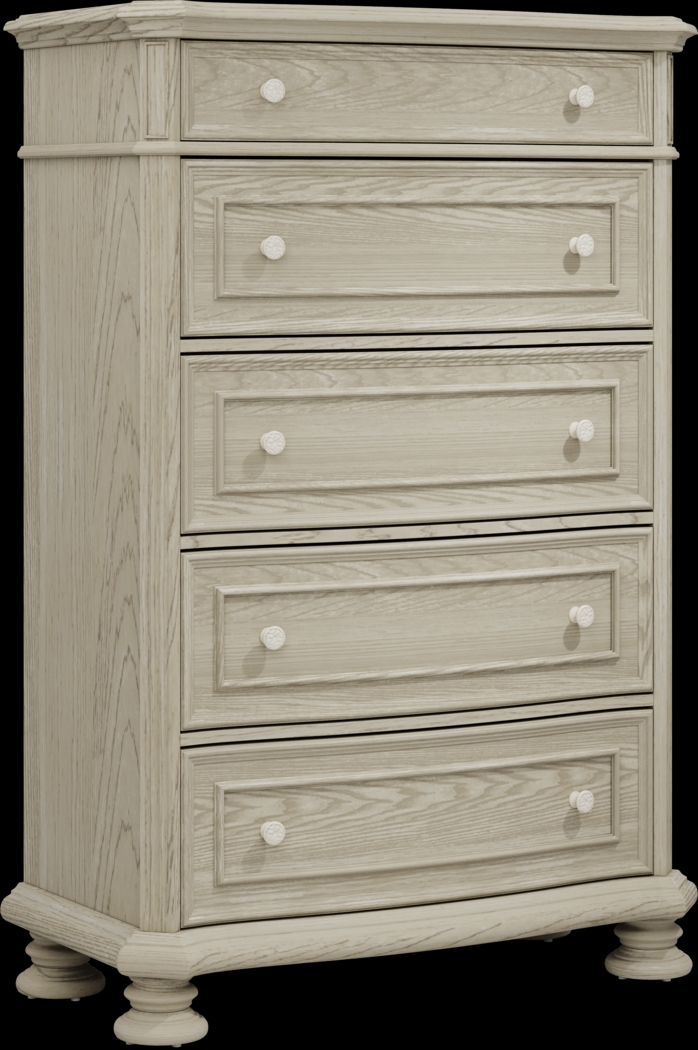 Armitage Off-White 8 Pc King Upholstered Bedroom - Thumbnail - Image 9