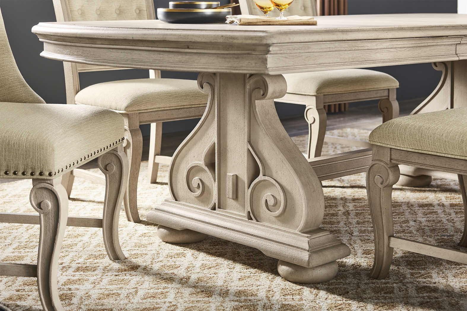 Armitage White Dining Table - Thumbnail - Image 4