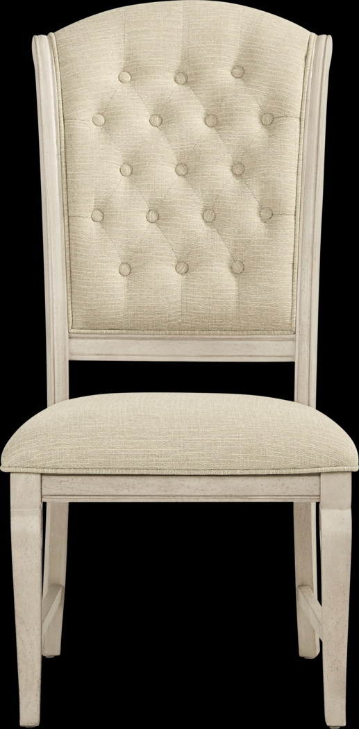 Armitage Cream Side Chair with White Legs - Thumbnail - Image 3