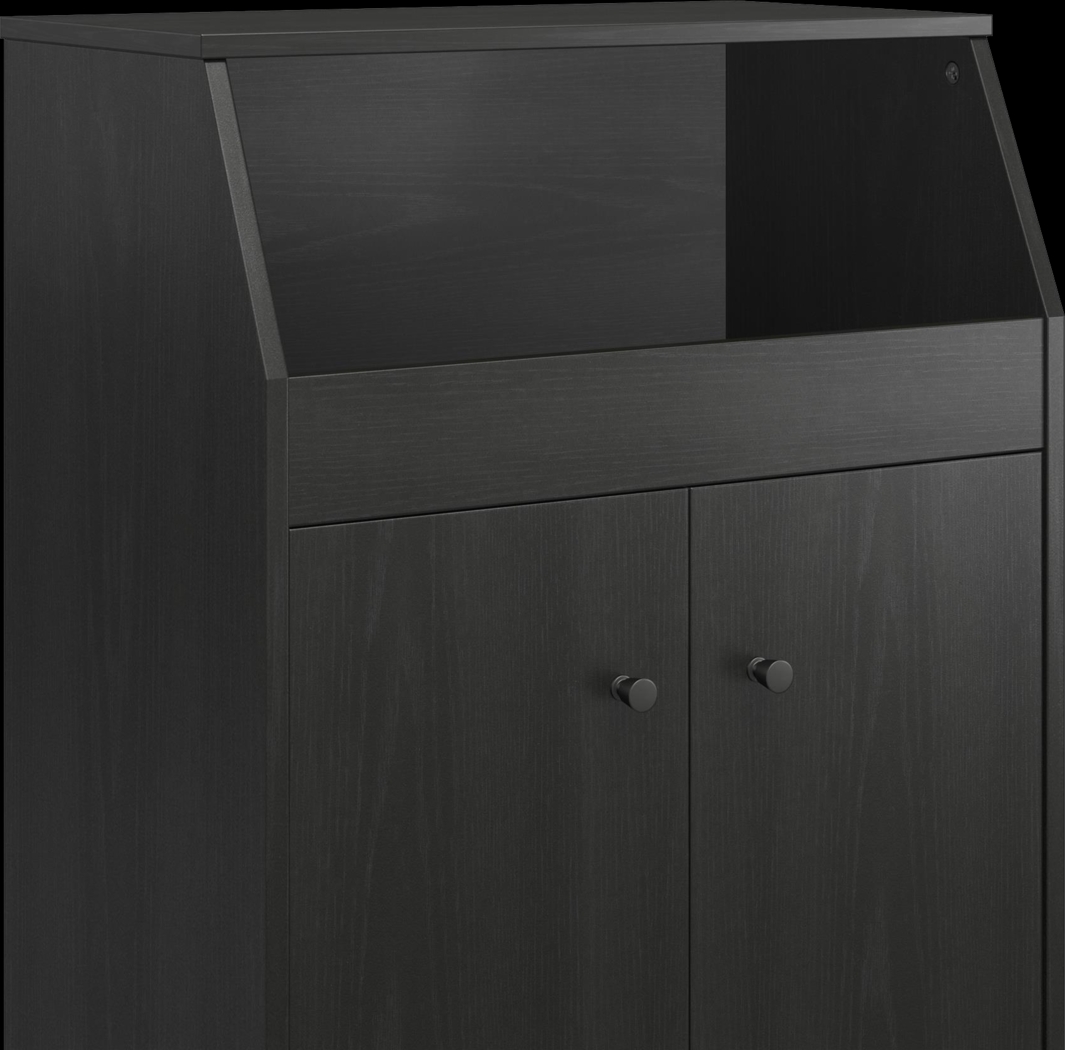 Armorel Black Accent Cabinet - Thumbnail - Image 11
