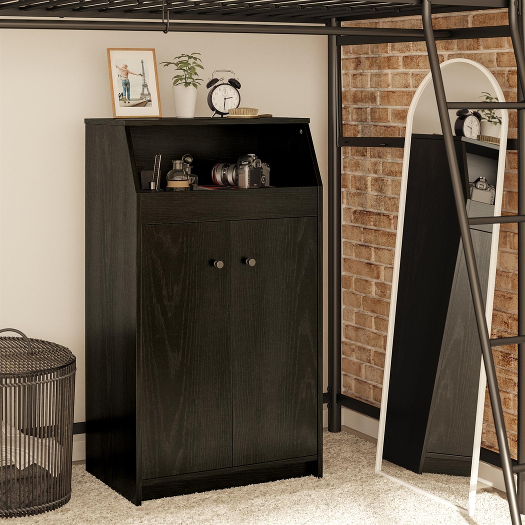 Armorel Black Accent Cabinet - Thumbnail - Image 4