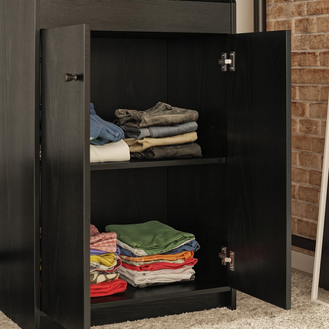 Armorel Black Accent Cabinet - Thumbnail - Image 5
