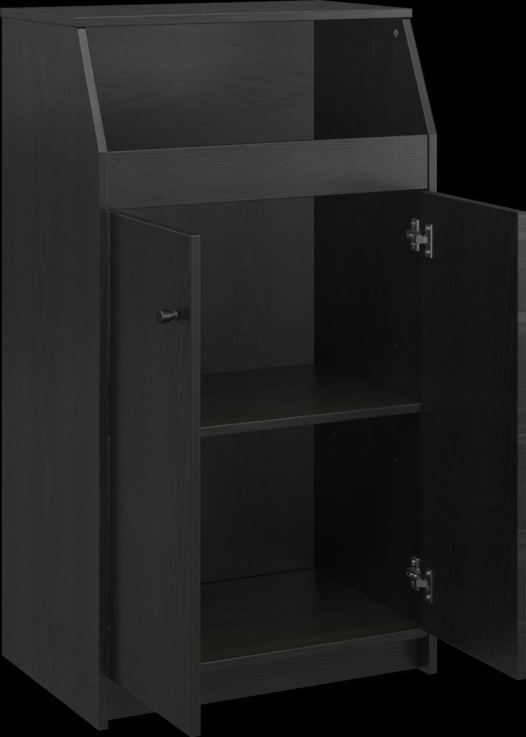 Armorel Black Accent Cabinet - Thumbnail - Image 8