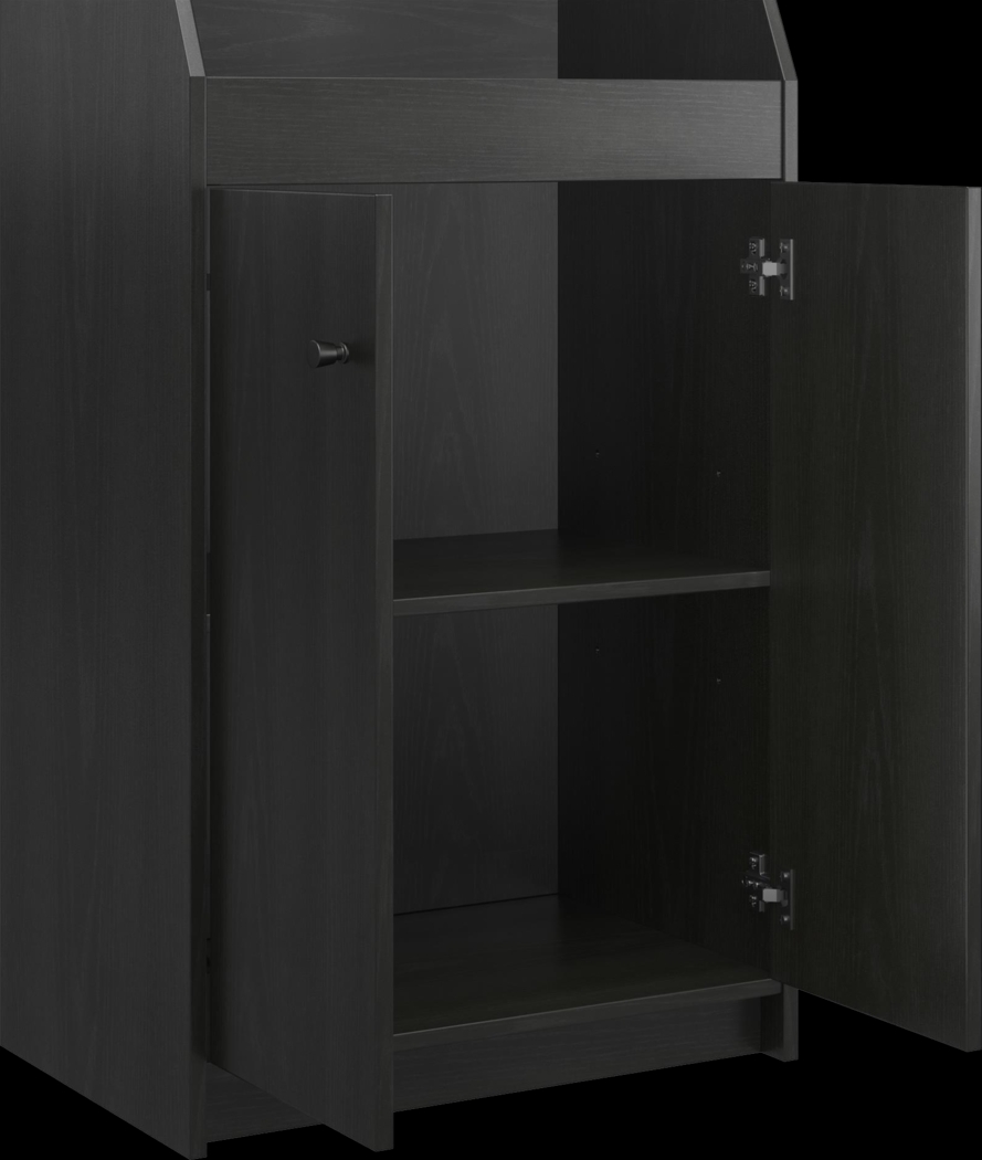 Armorel Black Accent Cabinet - Thumbnail - Image 10