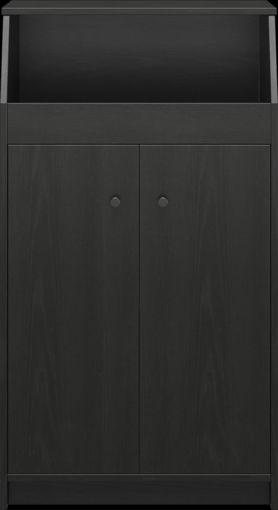 Armorel Black Accent Cabinet - Thumbnail - Image 1