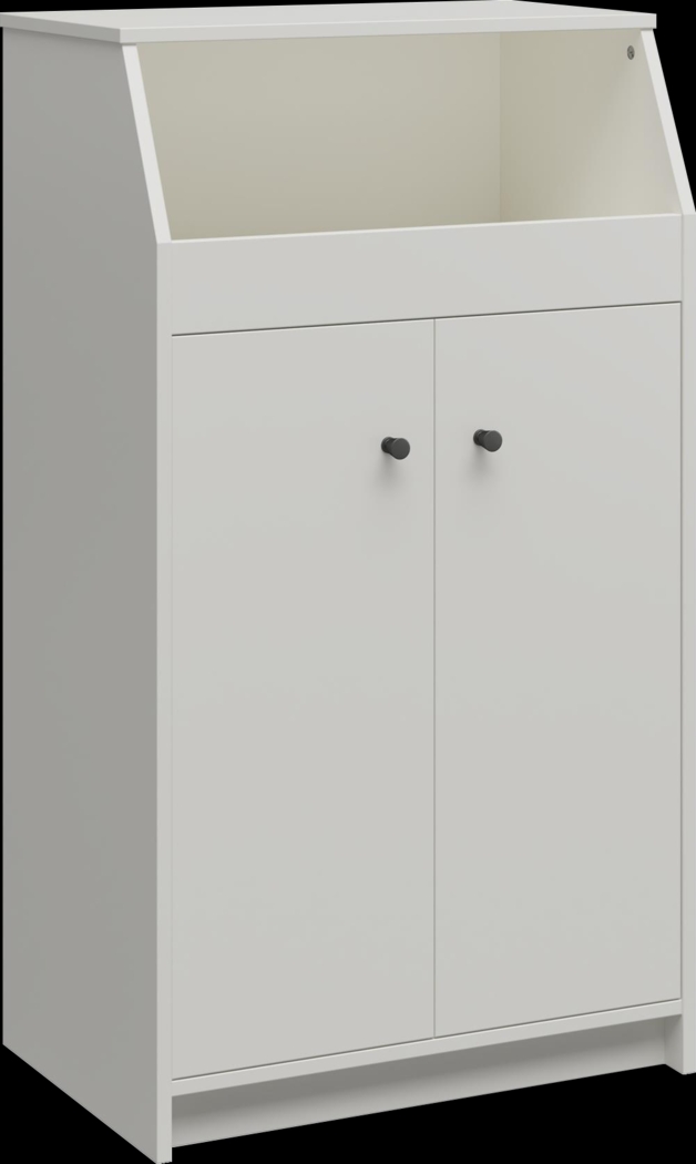 Armorel White Accent Cabinet - Thumbnail - Image 6