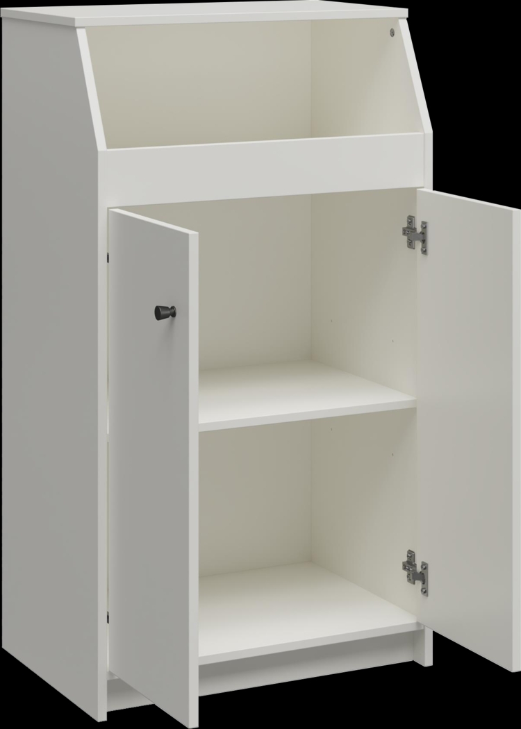 Armorel White Accent Cabinet - Thumbnail - Image 7