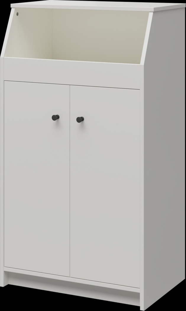 Armorel White Accent Cabinet - Thumbnail - Image 9