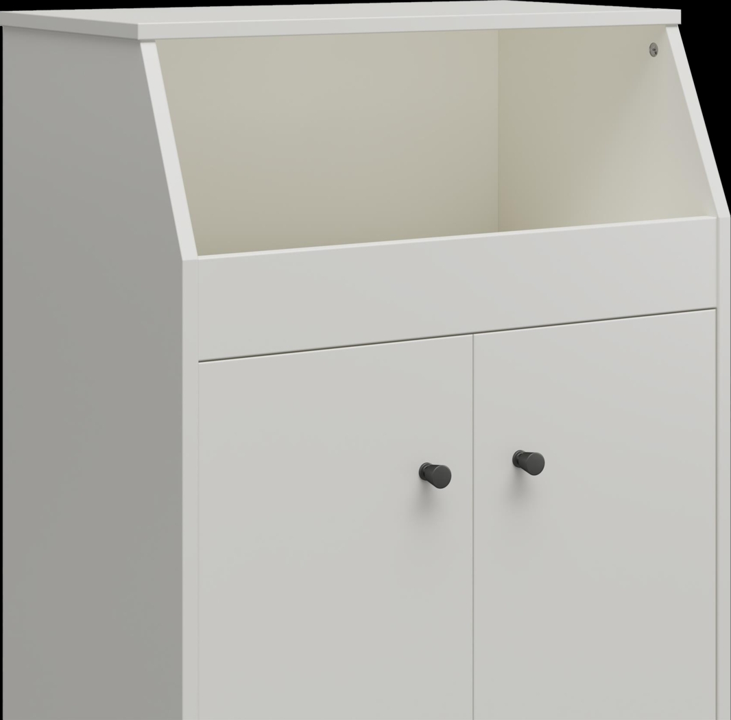 Armorel White Accent Cabinet - Thumbnail - Image 10