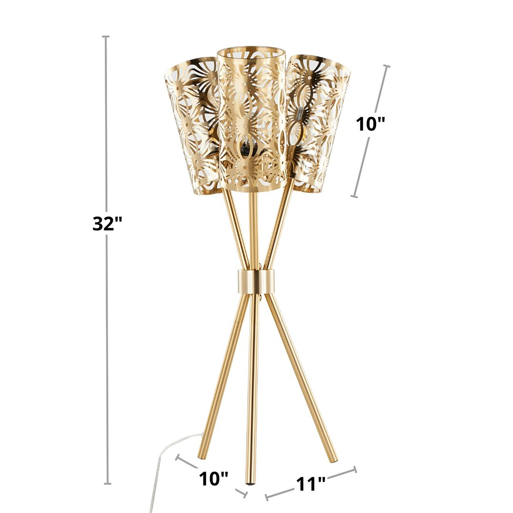 Armory Park Gold Lamp - Thumbnail - Image 10