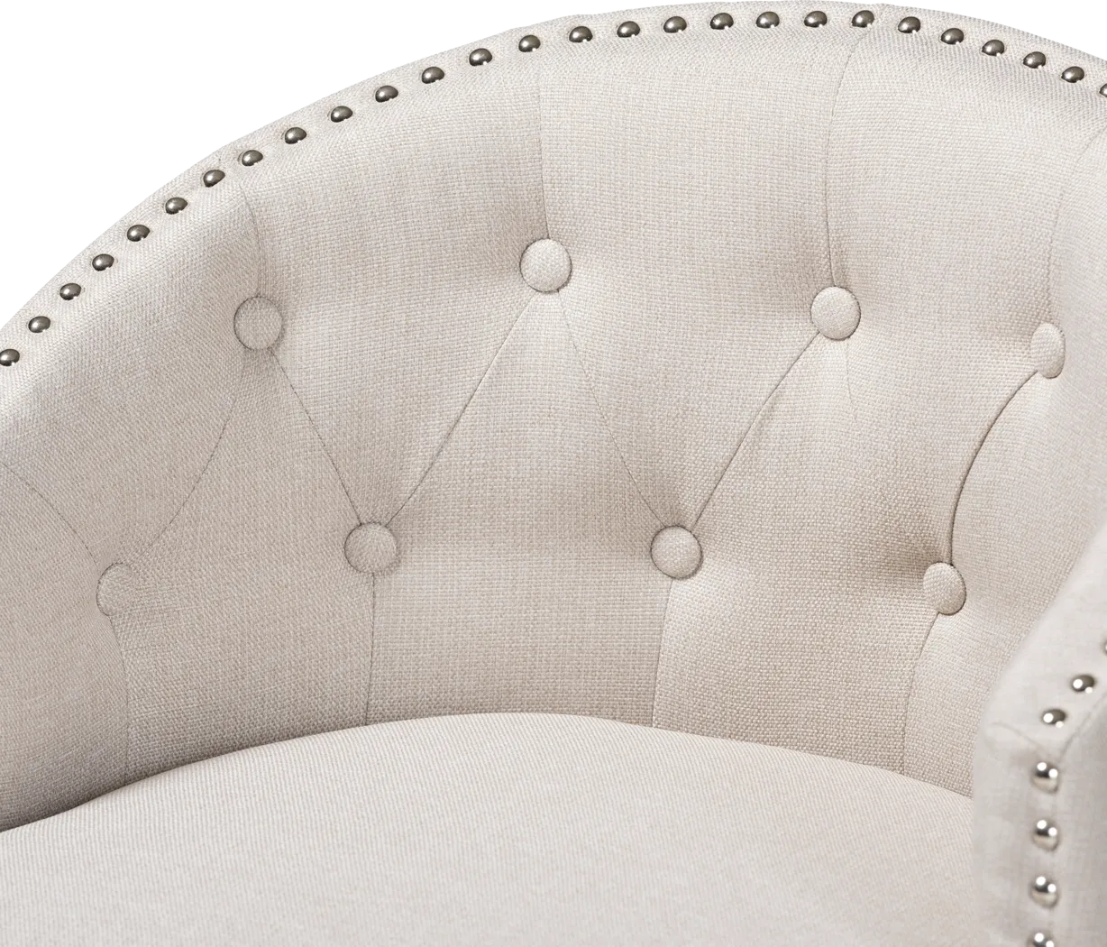 Armourdale Beige Swivel Counter Stool, Set of 2 - Thumbnail - Image 6