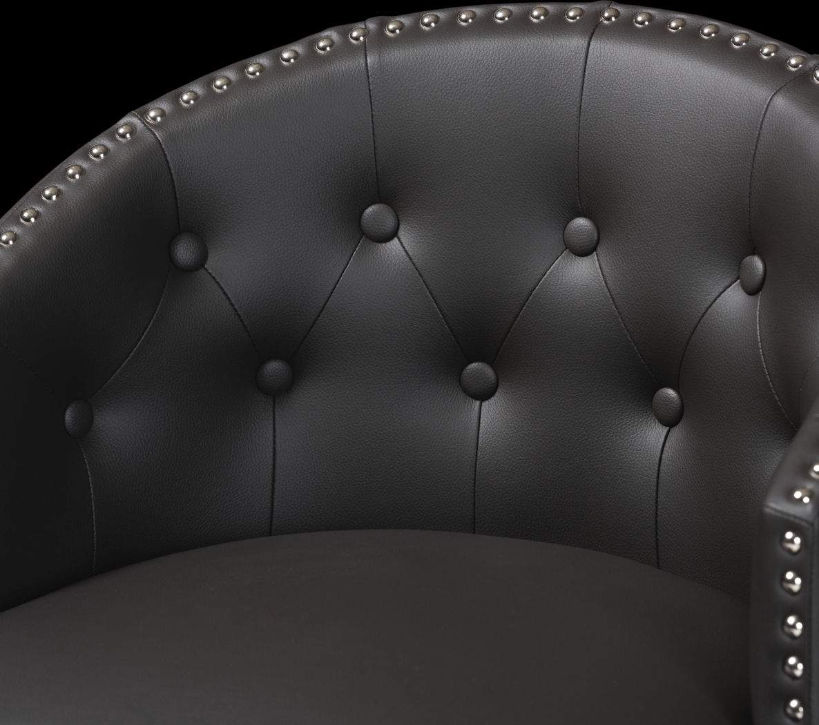 Armourdale Dark Brown Swivel Counter Stool, Set of 2 - Thumbnail - Image 6