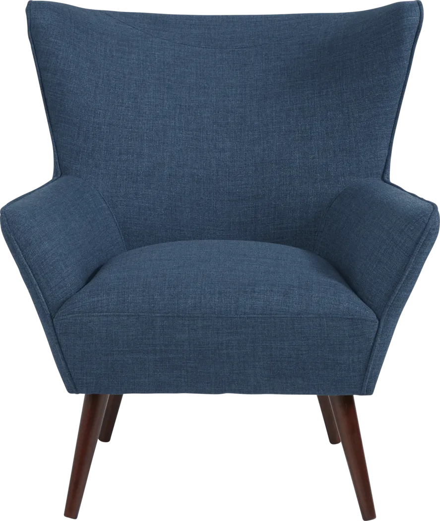 Armstrong Navy Accent Chair - Thumbnail - Image 2