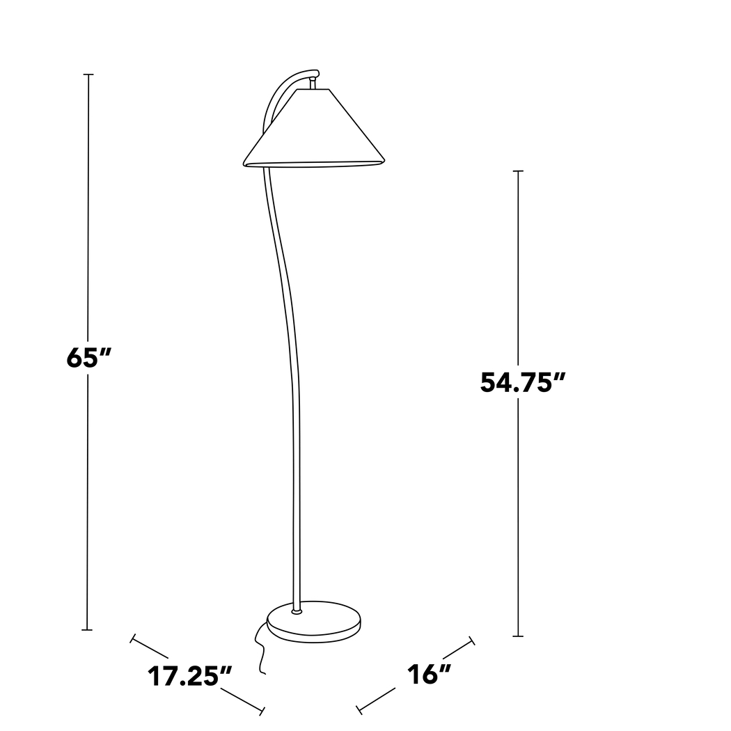 Arndt Lane Gold Floor Lamp - Thumbnail - Image 17