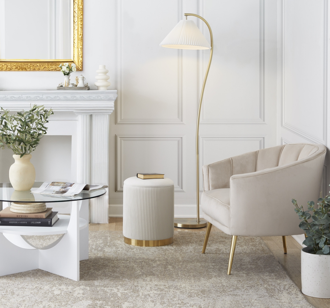 Arndt Lane Gold Floor Lamp - Thumbnail - Image 4