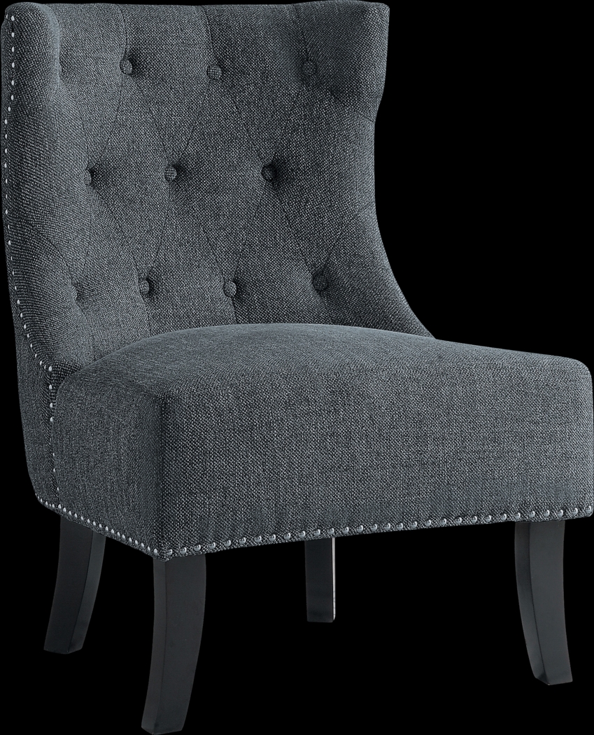 Arni Gray Accent Chair - Thumbnail - Image 1