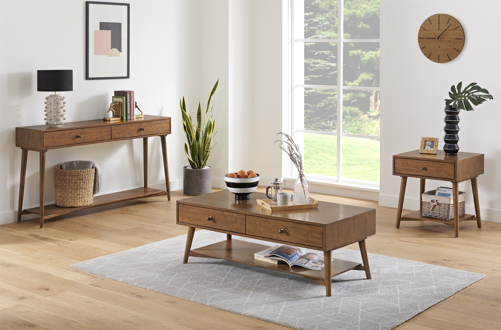 Arniel Brown Cocktail Table - Thumbnail - Image 3