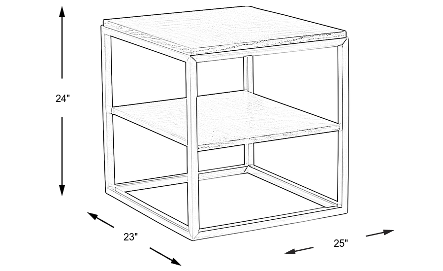 Dimension Image. Please refer to the Dimension Tab on this page for dimension details.