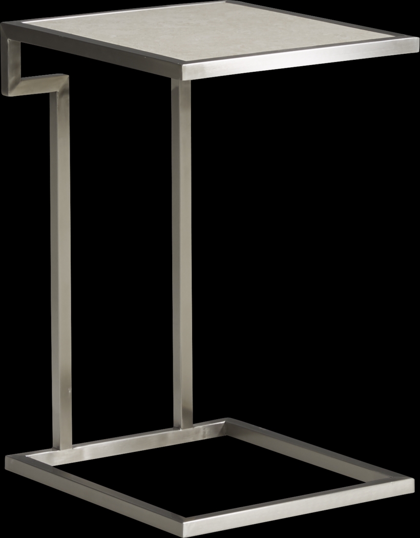 Arniston White Chairside Table - Thumbnail - Image 1