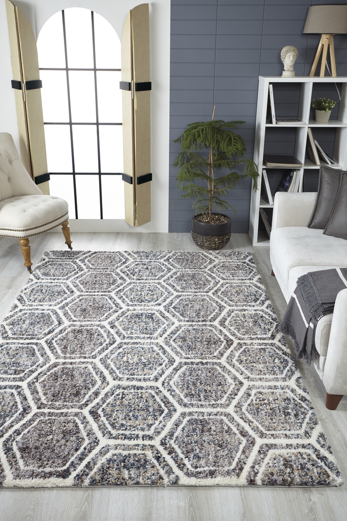 Arnmeny Gray 7'10 x 10'6 Rug - Thumbnail - Image 2