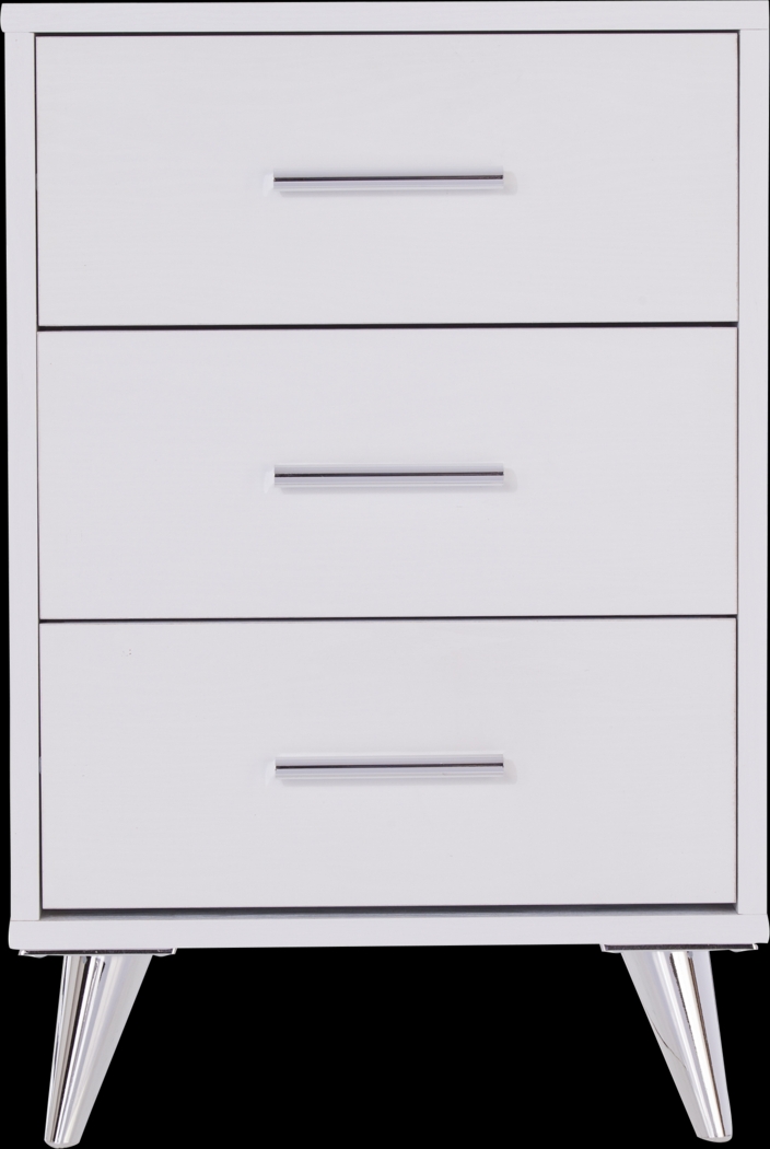 Arnoldell White Nightstand - Thumbnail - Image 2